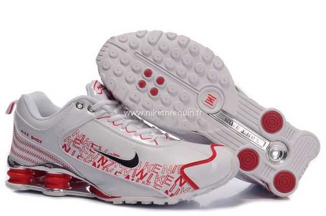 Nike Shox Blanc Rouge